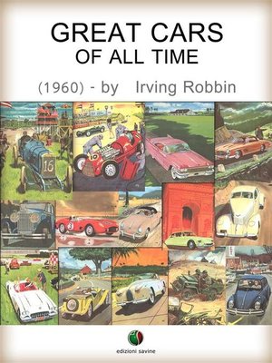 cover image of Great Cars of All Time